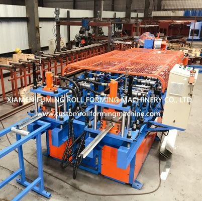 Roofing Truss Top Hat Roll Forming Machine Potente corte hidráulico